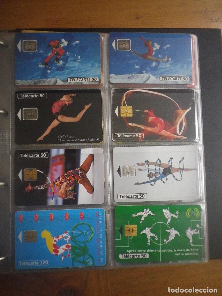 Collection telephone cards: 8 TARJETAS TELEFONO FRANCIA