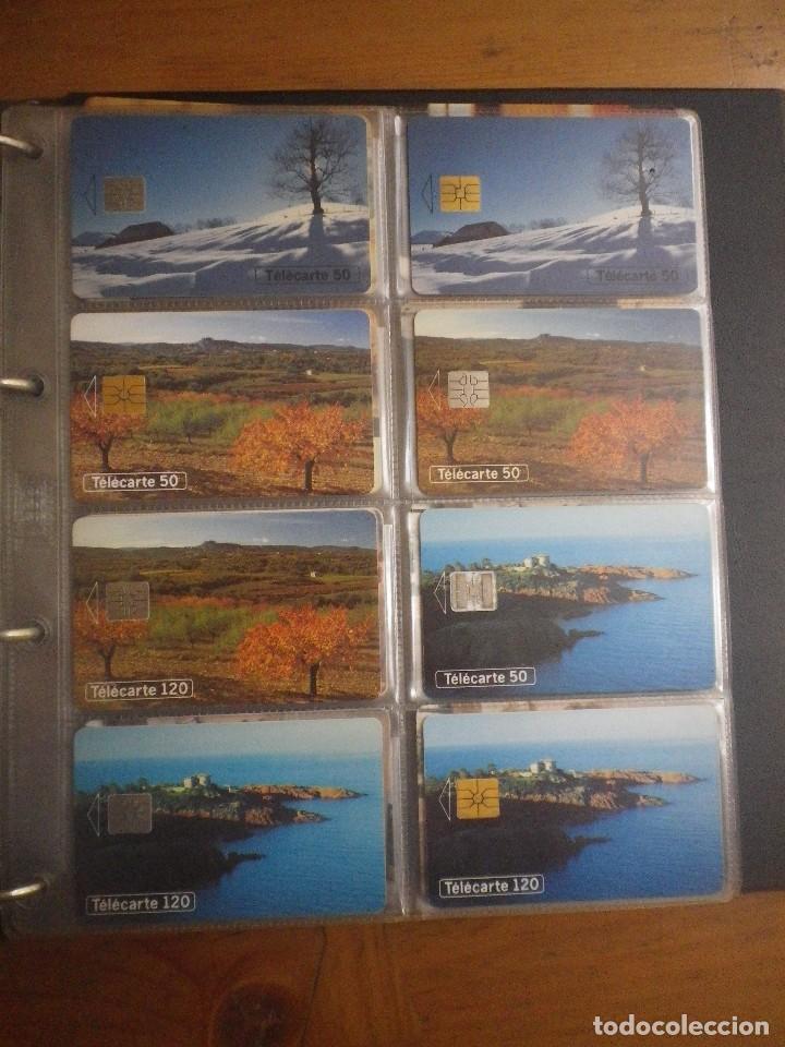 Collection telephone cards: 8 TARJETAS TELEFONO FRANCIA