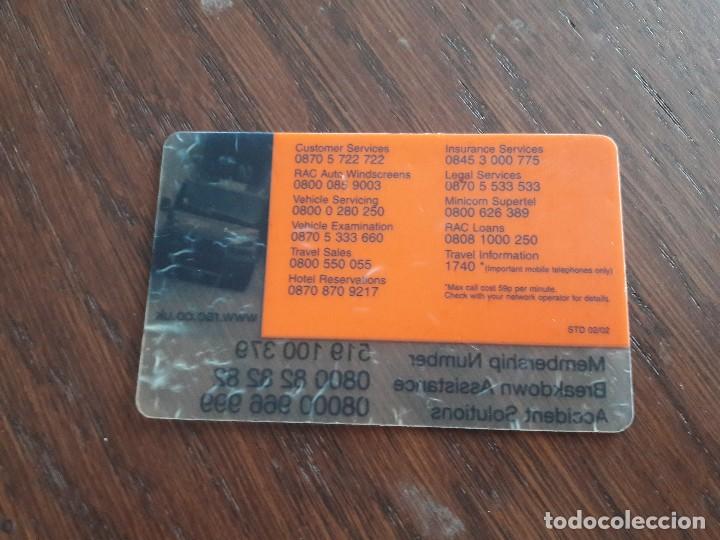 Tarjetas telef&oacute;nicas de colecci&oacute;n: tarjeta RAC - Foto 2