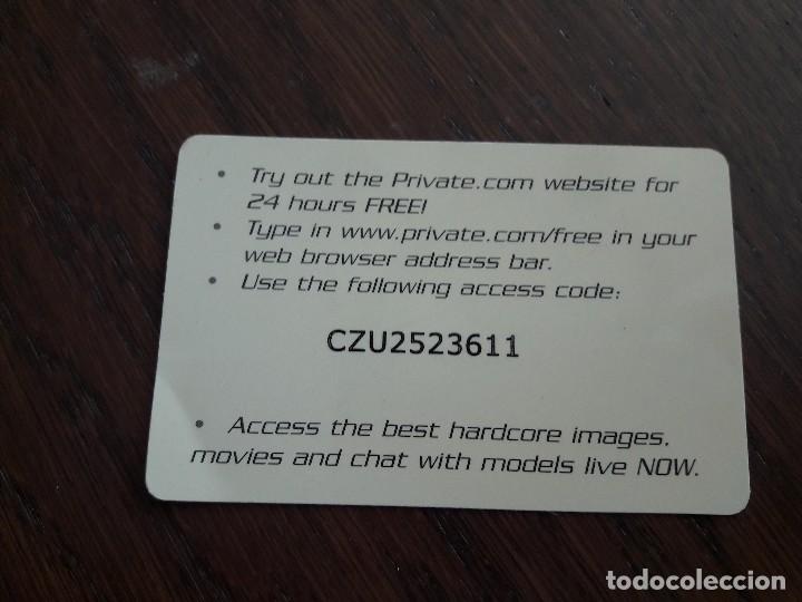 Tarjetas telef&oacute;nicas de colecci&oacute;n: tarjeta private stars.com - Foto 2