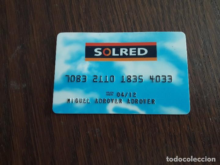 Tarjetas telef&oacute;nicas de colecci&oacute;n: tarjeta solred. - Foto 1