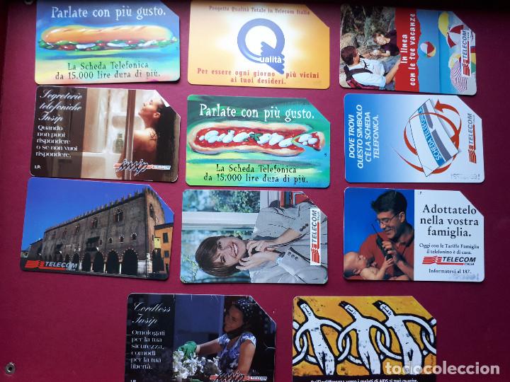 Tarjetas telef&oacute;nicas de colecci&oacute;n: Lote de once tarjetas telef&oacute;nicas - Telecom Italia