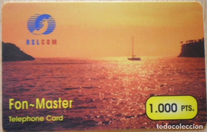 Tarjetas telef&oacute;nicas de colecci&oacute;n: PREPAGO RSLCOM - USADA - PUESTA DE SOL - A819