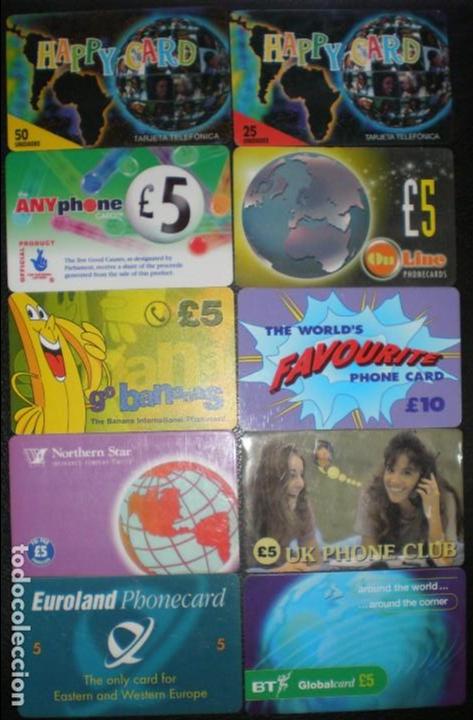 Tarjetas telef&oacute;nicas de colecci&oacute;n: LOTE N&ordm; 7 - 10 TARJETAS PREPAGO - A840