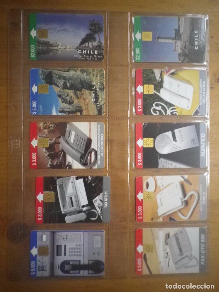 Tarjetas telef&oacute;nicas de colecci&oacute;n: 10 TARJETAS TELEF&Oacute;NICA DE CHILE - Foto 1