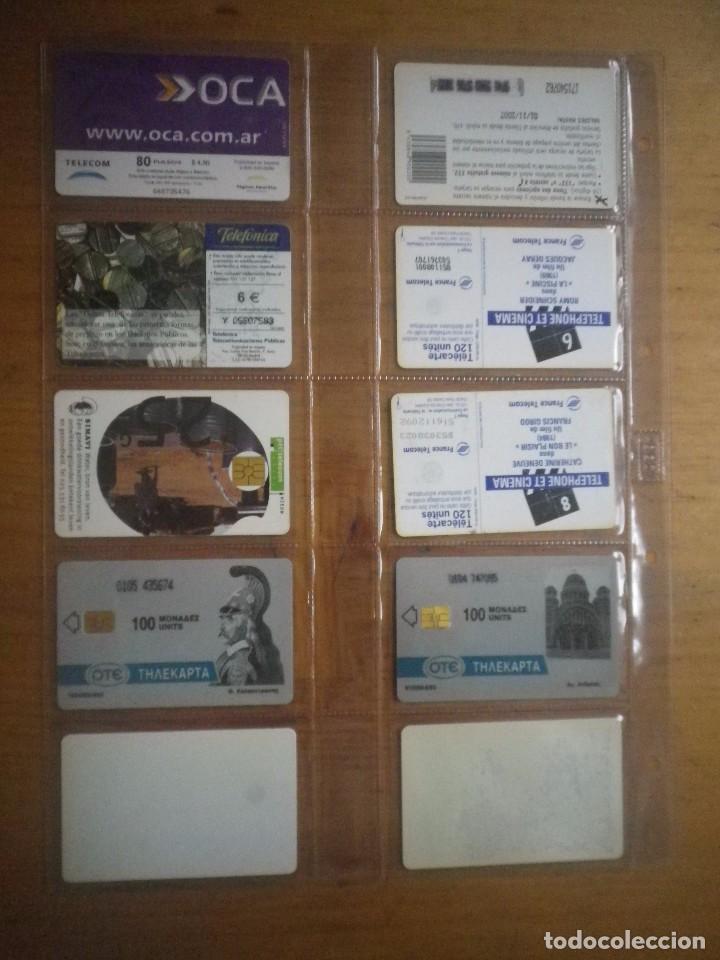 Tarjetas telef&oacute;nicas de colecci&oacute;n: 10 TARJETAS TELEFONICA DISTINTAS COMPA&Ntilde;IAS - Foto 2