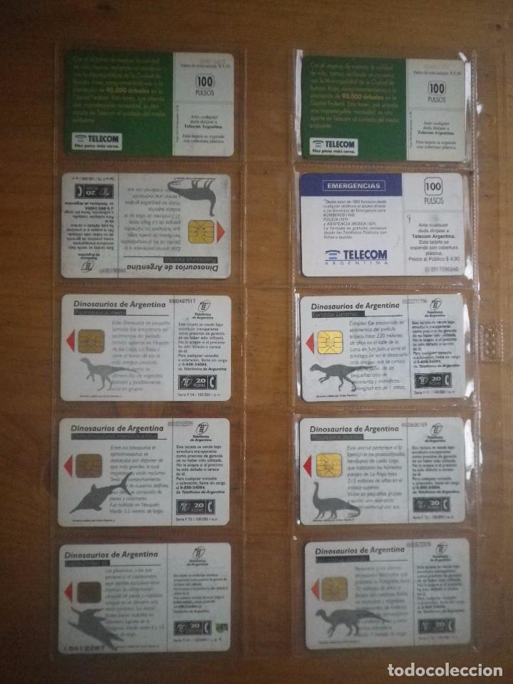 Tarjetas telef&oacute;nicas de colecci&oacute;n: 10 TARJETAS TELEF&Oacute;NICA DINOSAURIOS - Foto 2