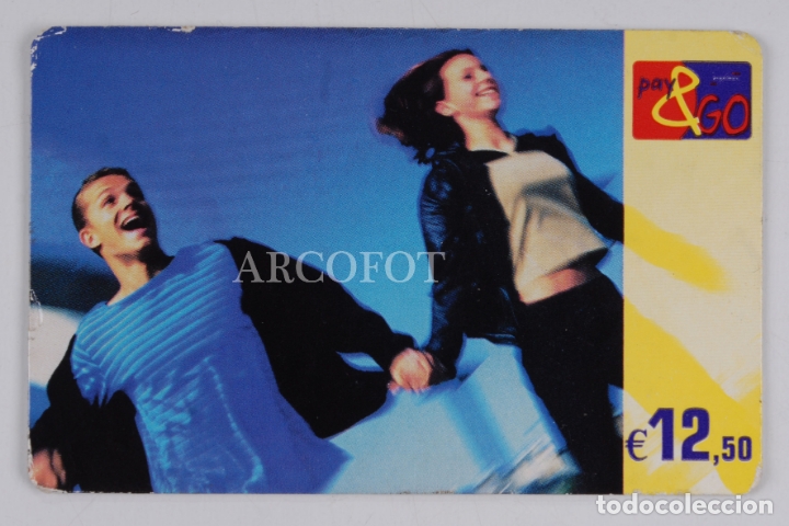 Collection telephone cards: 1 TARJETA TELEF&Oacute;NICA - PAY & GO 12,50 &euro; - LA DE LA FOTO