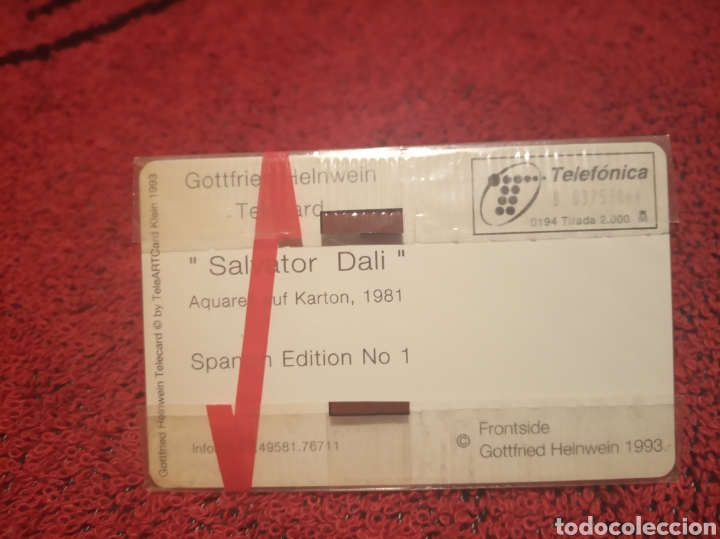 Tarjetas telef&oacute;nicas de colecci&oacute;n: Tarjeta telef&oacute;nica - Foto 2