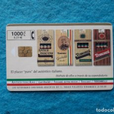 Tarjetas telefónicas de colección: TARJETA TELEFÓNICA ESPAÑOLA TABACOS TOSCANI. NOVIEMBRE DE 1999.. Lote 172630503