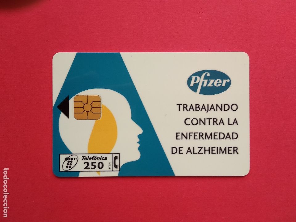 Sammlung von Telefonkarten: TARJETA TELEFONICA DE ESPA&Ntilde;A USADA P - 257 PFIZER 04/97 , TIRADA 8100