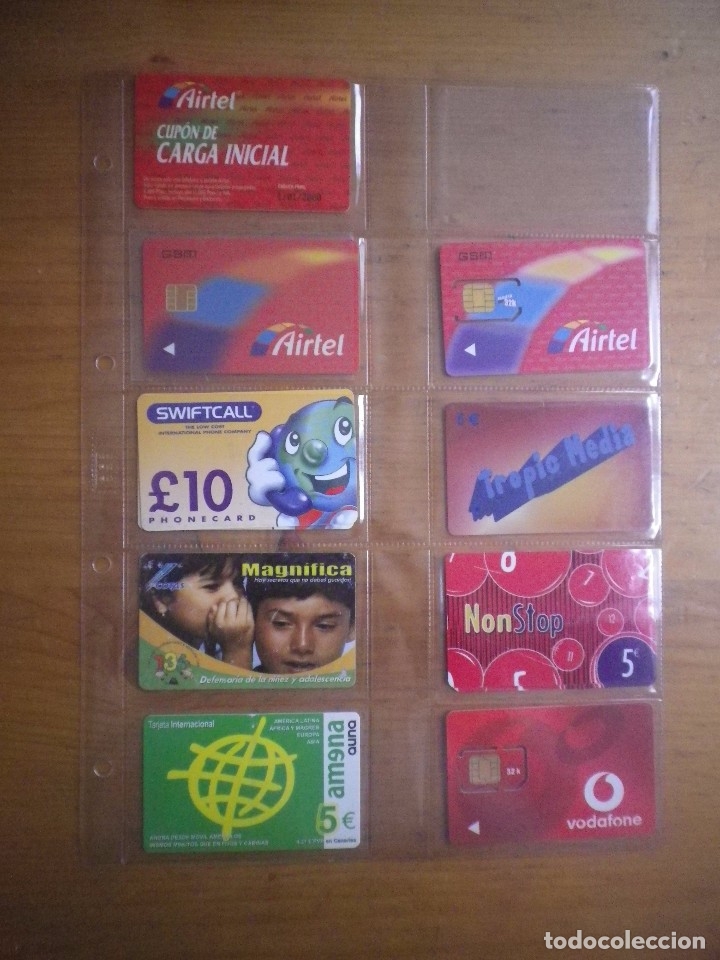 Tarjetas telef&oacute;nicas de colecci&oacute;n: 9 TARJETAS TELEF&Oacute;NICA Y PREPAGO - Foto 1