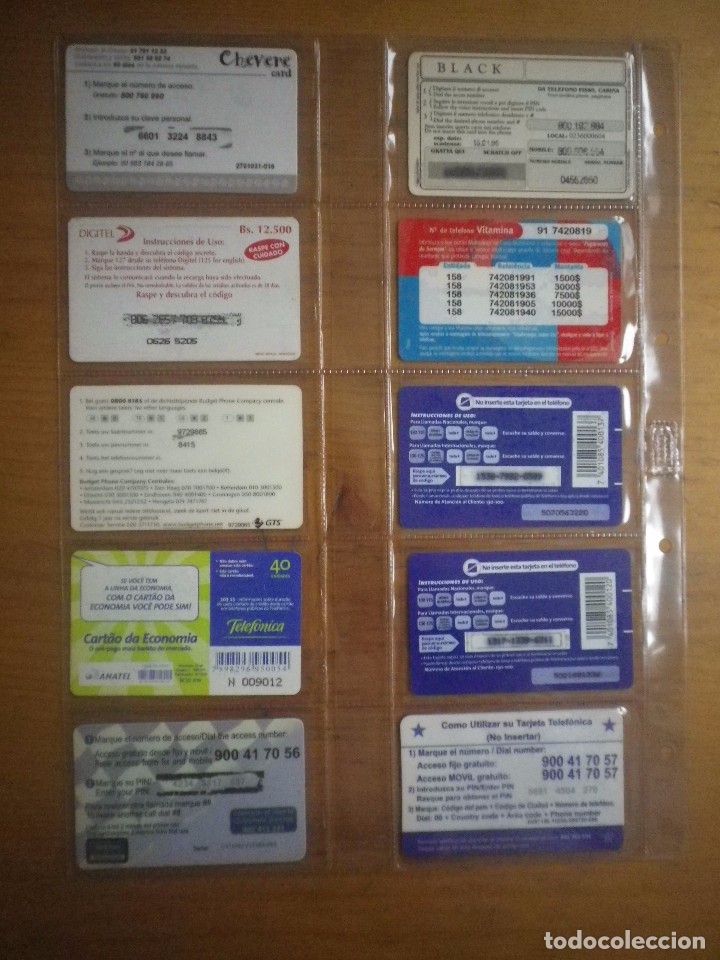Tarjetas telef&oacute;nicas de colecci&oacute;n: 10 TARJETAS TELEF&Oacute;NICAS  PREPAGO - Foto 2