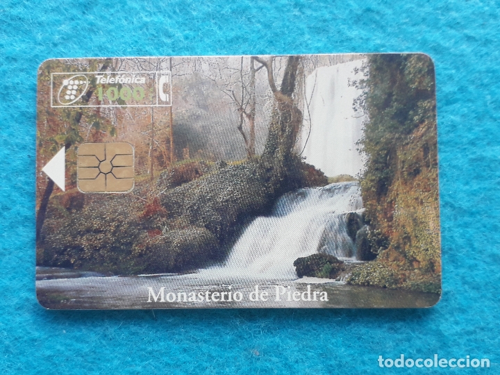 Tarjetas telef&oacute;nicas de colecci&oacute;n: Monasterio de piedra. Marzo de 1998. - Foto 1