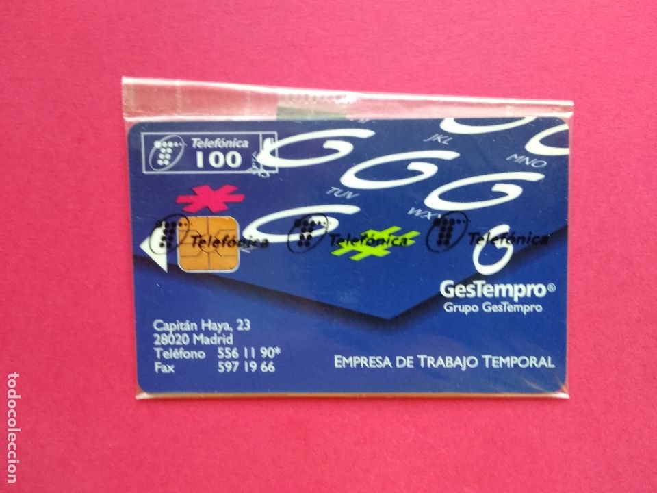 Tarjetas telef&oacute;nicas de colecci&oacute;n: TARJETA TELEFONICA DE ESPA&Ntilde;A NUEVA PRECINTADA P - 238 GESTEMPRO 01/97 , TIRADA 6100