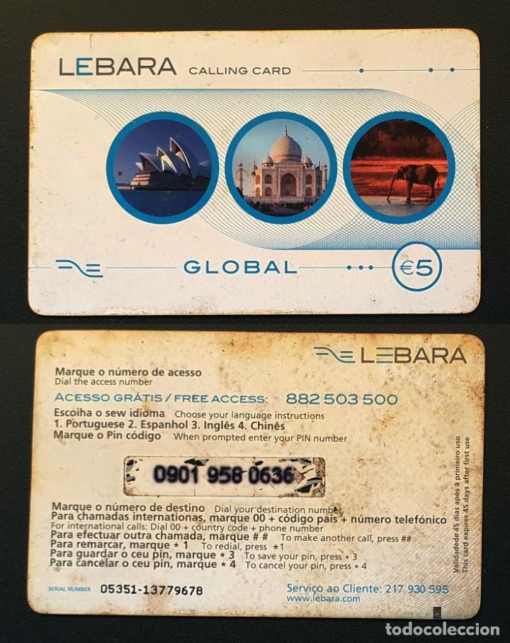 Tarjetas telef&oacute;nicas de colecci&oacute;n: TARJETA TELEFONICA - LEBARA CALLING CARD - Foto 1