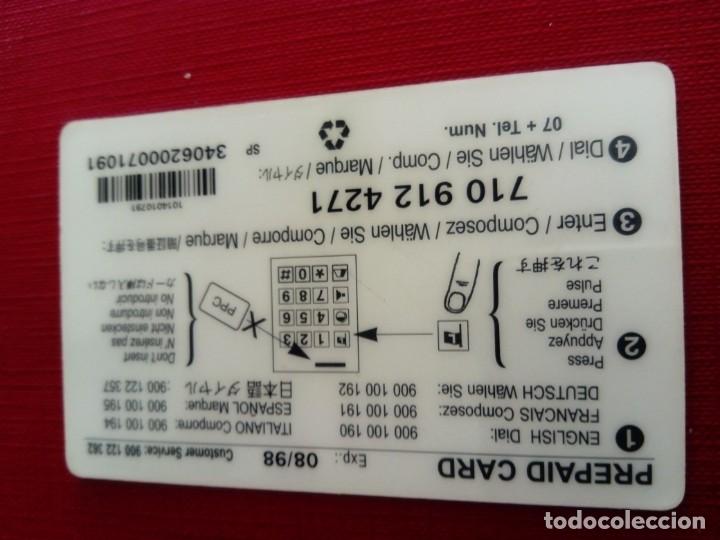 Tarjetas telef&oacute;nicas de colecci&oacute;n: Tarjeta Telef&oacute;nica Global One - Foto 2