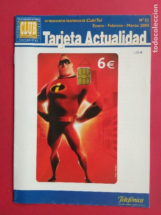 Collection telephone cards: REVISTA TARJETA ACTUALIDAD DE CABITEL A&Ntilde;O 2005 N&ordm; 52