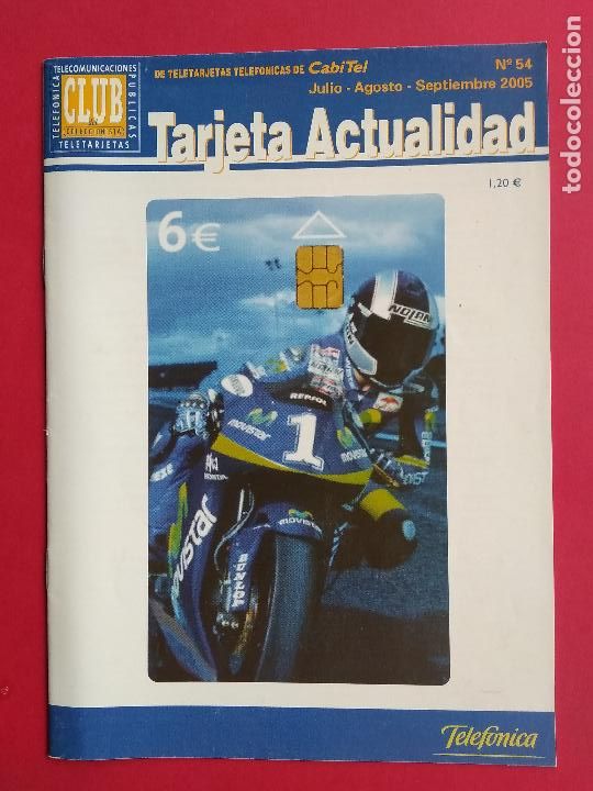 Collection telephone cards: REVISTA TARJETA ACTUALIDAD DE CABITEL A&Ntilde;O 2005 N&ordm; 54