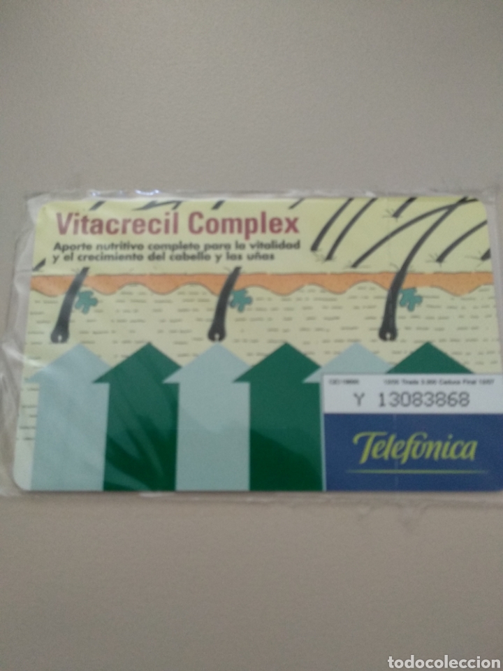 Tarjetas telef&oacute;nicas de colecci&oacute;n: TARJETA TELEF&Oacute;NICA VITACRECIL COMPLEX NUEVA - Foto 2