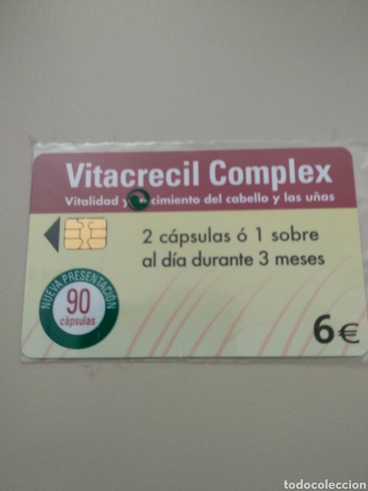 Tarjetas telef&oacute;nicas de colecci&oacute;n: TARJETA TELEF&Oacute;NICA VITACRECIL COMPLEX NUEVA - Foto 1