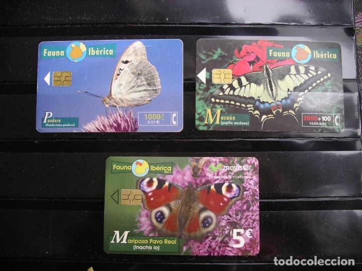 Tarjetas telef&oacute;nicas de colecci&oacute;n: Mariposas - Foto 1