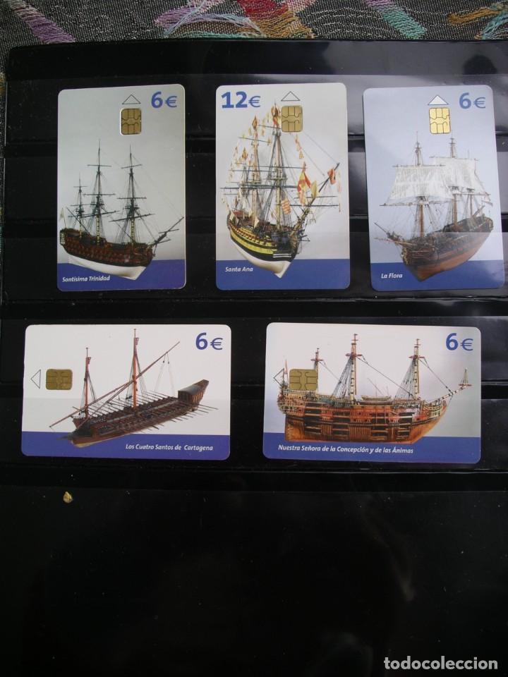Tarjetas telef&oacute;nicas de colecci&oacute;n: Barcos - Foto 1