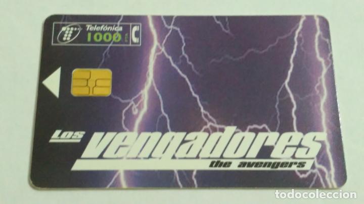 Cartes T&eacute;l&eacute;phoniques de collection: TARJETA TELEFONICA LOS VENGADORES