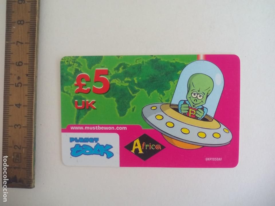 Sammlung von Telefonkarten: TARJETA TELEFONICA PLANET TALK. UK. AFRICA