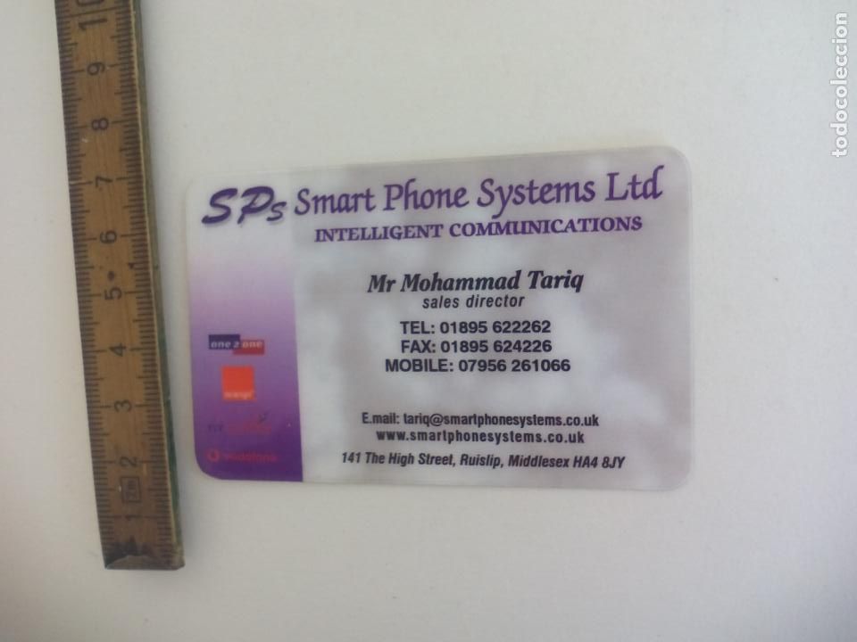 Sammlung von Telefonkarten: TARJETA TELEFONICA SMART PHONE SYSTEMS LTD. SPS.