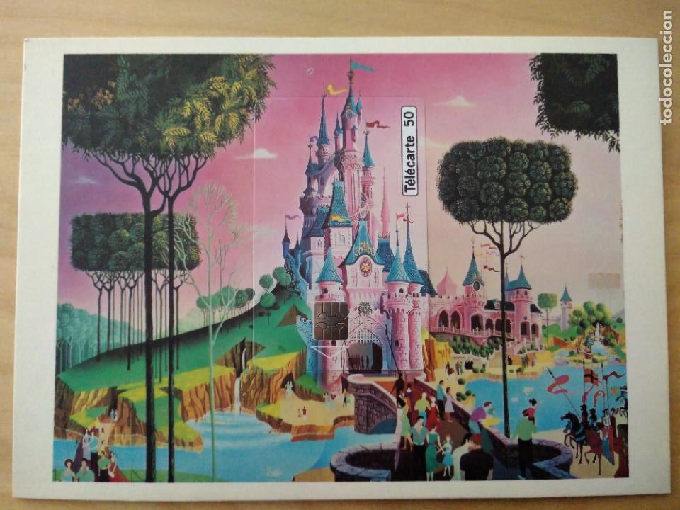 Tarjetas telef&oacute;nicas de colecci&oacute;n: Tarjeta Telef&oacute;nica TELECARTE 50. Puzzle EURODISNEY. Tirada de s&oacute;lo 45.000 unidades.