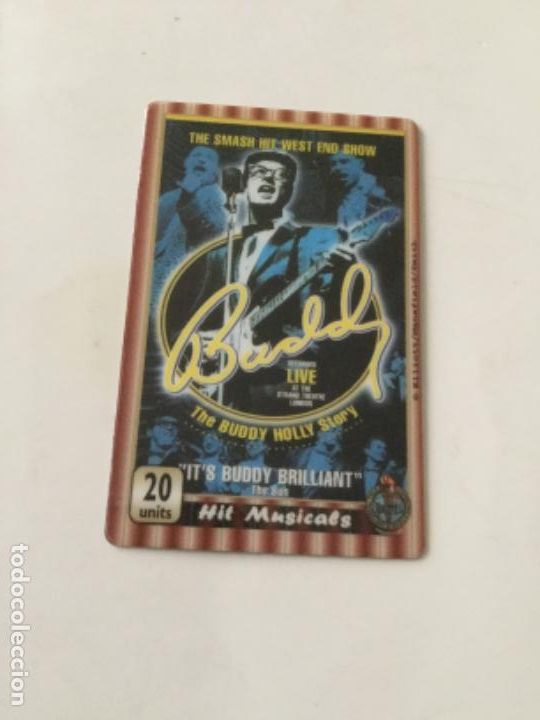 Tarjetas telef&oacute;nicas de colecci&oacute;n: Buddy holly - Foto 1