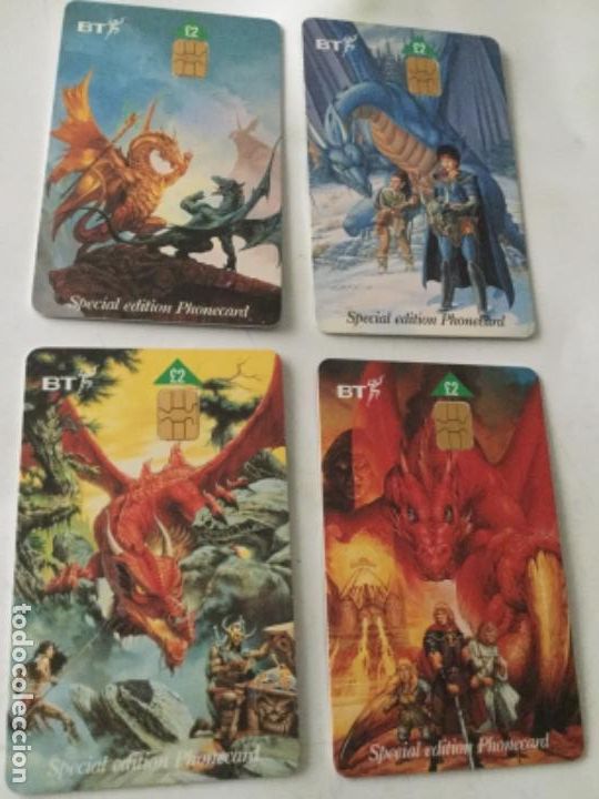 Tarjetas telef&oacute;nicas de colecci&oacute;n: Tarjeta telefonica- 4 - dragons - Foto 1