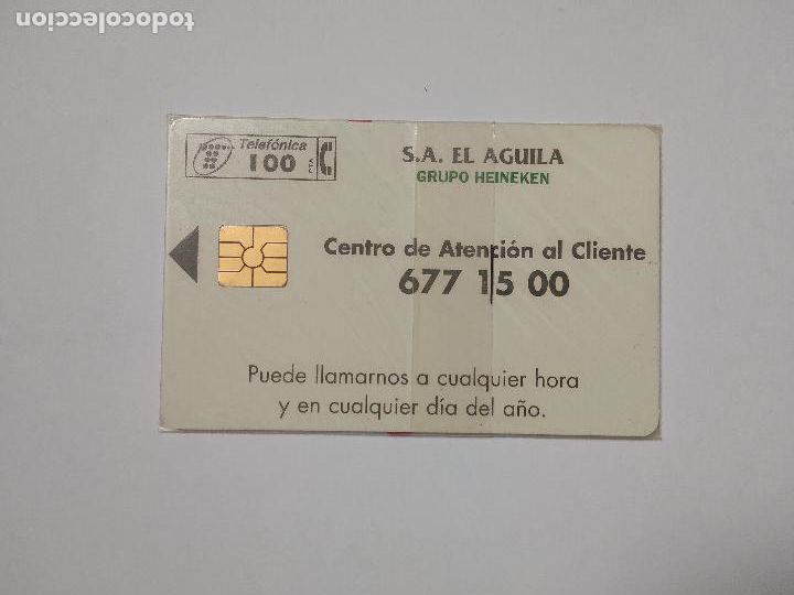 Tarjetas telef&oacute;nicas de colecci&oacute;n: TARJETA TELEFONICA DE ESPA&Ntilde;A NUEVA PRECINTADA P - 172 EL AGUILA HEINEKEN 01/96