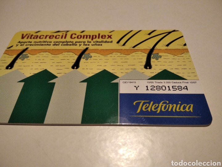 Tarjetas telef&oacute;nicas de colecci&oacute;n: Vitacretcil complex - Foto 2