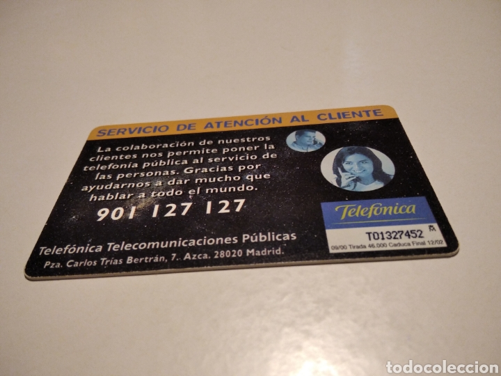 Tarjetas telef&oacute;nicas de colecci&oacute;n: Atenci&oacute;n al cliente - Foto 2