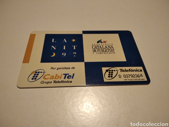 Tarjetas telef&oacute;nicas de colecci&oacute;n: La nit 97 - Foto 2