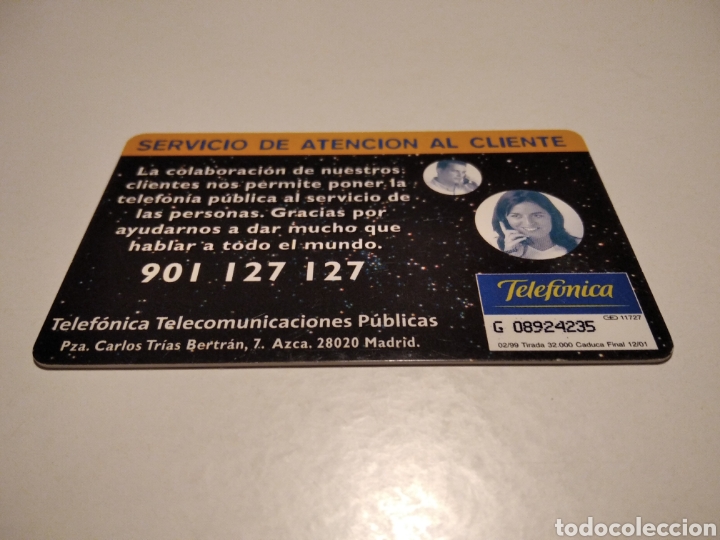 Tarjetas telef&oacute;nicas de colecci&oacute;n: Servicio de atenci&oacute;n al cliente - Foto 2