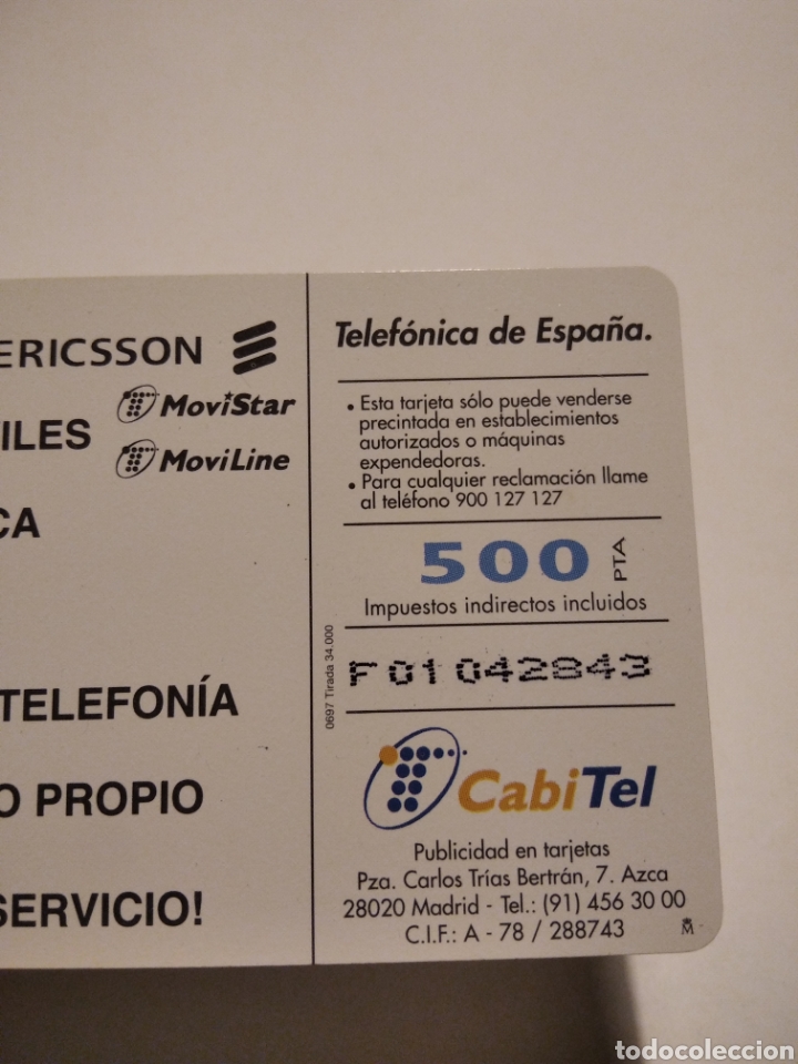 Tarjetas telef&oacute;nicas de colecci&oacute;n: Ericsson - Foto 2