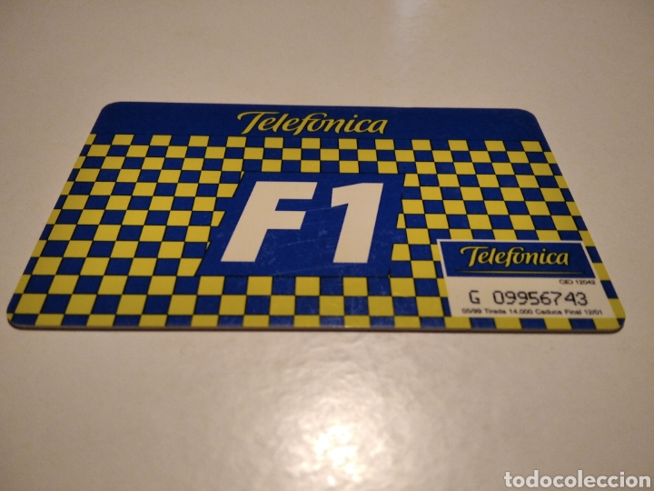 Tarjetas telef&oacute;nicas de colecci&oacute;n: Tarjeta telef&oacute;nica formula 1 - Foto 2