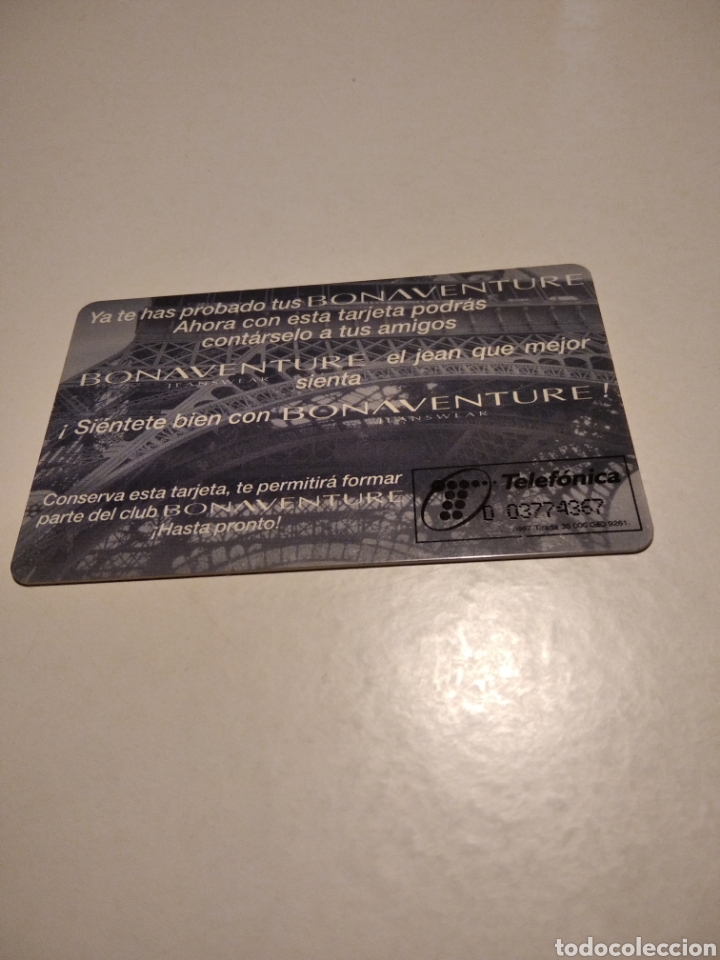 Tarjetas telef&oacute;nicas de colecci&oacute;n: Bonaventure - Foto 2