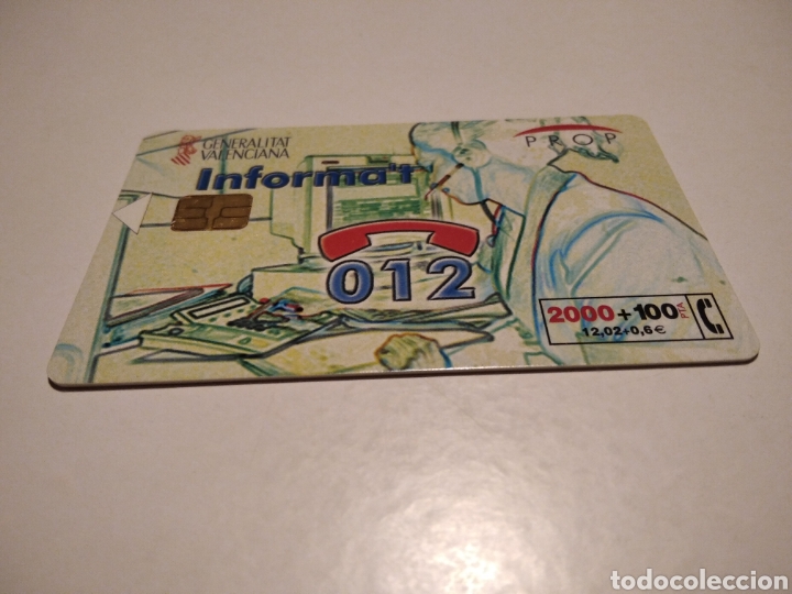 Tarjetas telef&oacute;nicas de colecci&oacute;n: Generalitat Valenciana inform&aacute;t - Foto 1