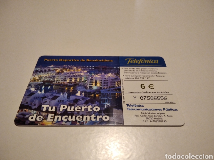 Tarjetas telef&oacute;nicas de colecci&oacute;n: Benalm&aacute;dena - Foto 2