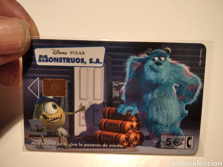 Tarjetas telef&oacute;nicas de colecci&oacute;n: Disney Pixar monstruos - Foto 1