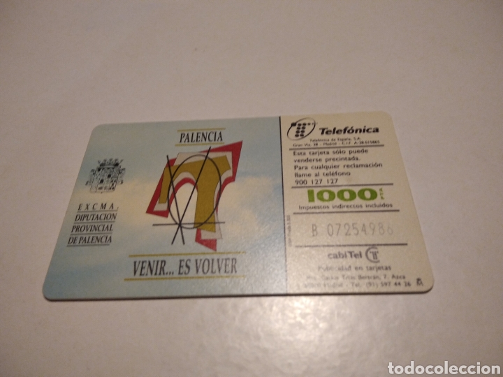 Tarjetas telef&oacute;nicas de colecci&oacute;n: PALENCIA cp26 - Foto 2