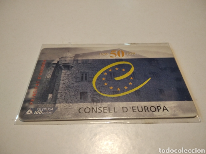 Sammlung von Telefonkarten: Tarjeta telef&oacute;nica Andorra Consell de europa