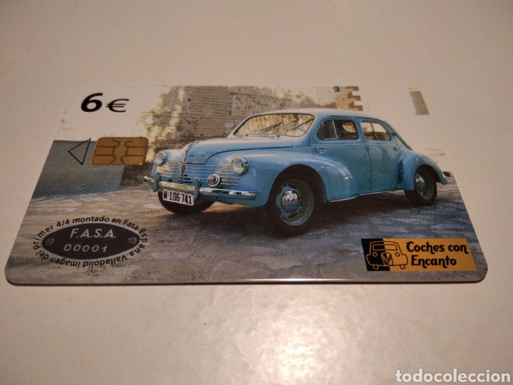 Sammlung von Telefonkarten: Tarjeta telef&oacute;nica Renault 4
