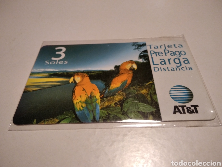 Tarjetas telef&oacute;nicas de colecci&oacute;n: Tarjeta telef&oacute;nica prepago Loros - Foto 1