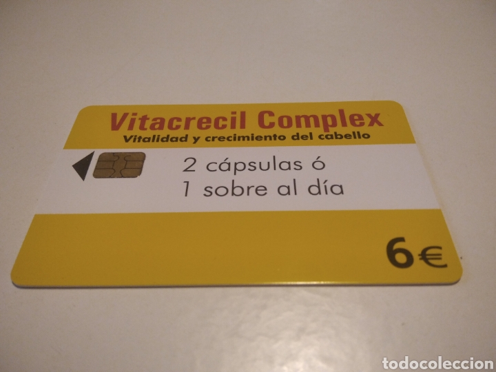 Tarjetas telef&oacute;nicas de colecci&oacute;n: Vitacrecil complex tirada 3.200 - Foto 1