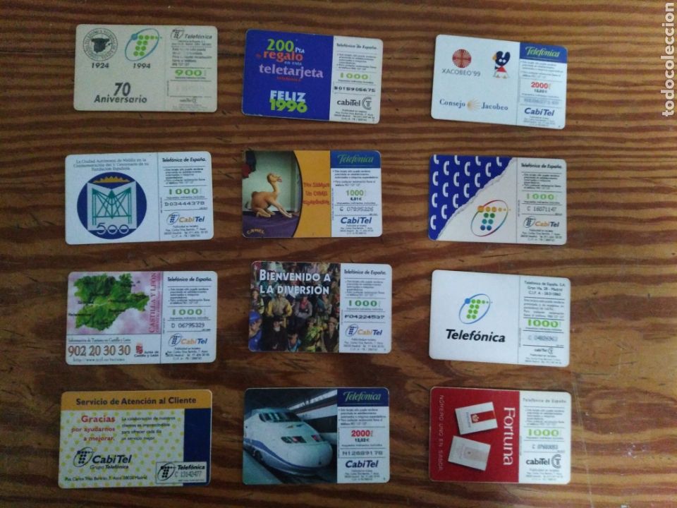 Tarjetas telef&oacute;nicas de colecci&oacute;n: Lote 12 Tarjetas Telef&oacute;nicas - Foto 4